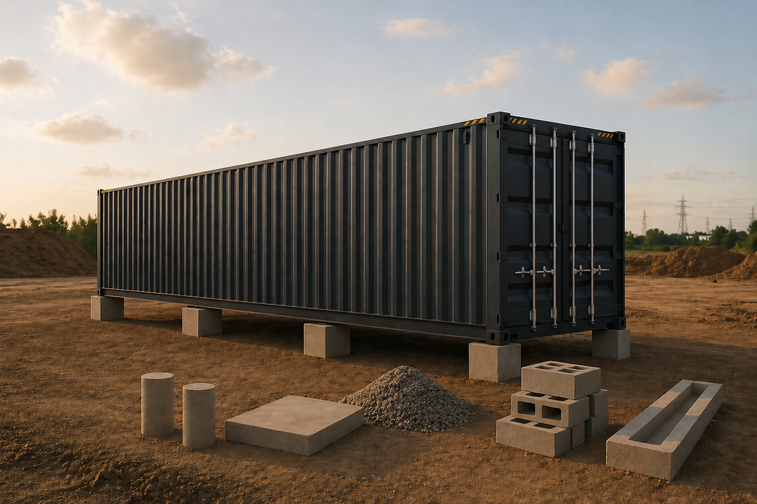 Best Foundations for Shipping Containers (Types, Costs & How to Choose)